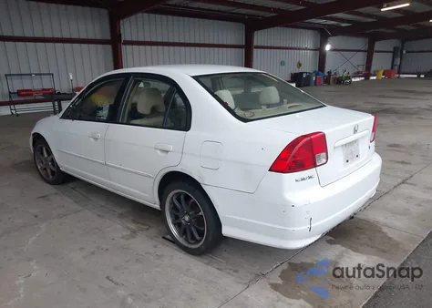 2004 Honda Civic Lx из США, поврежденный, VIN JHMES16564S001655